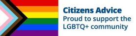Citizens Advice Supporting LGBTQ+ Community Logo
